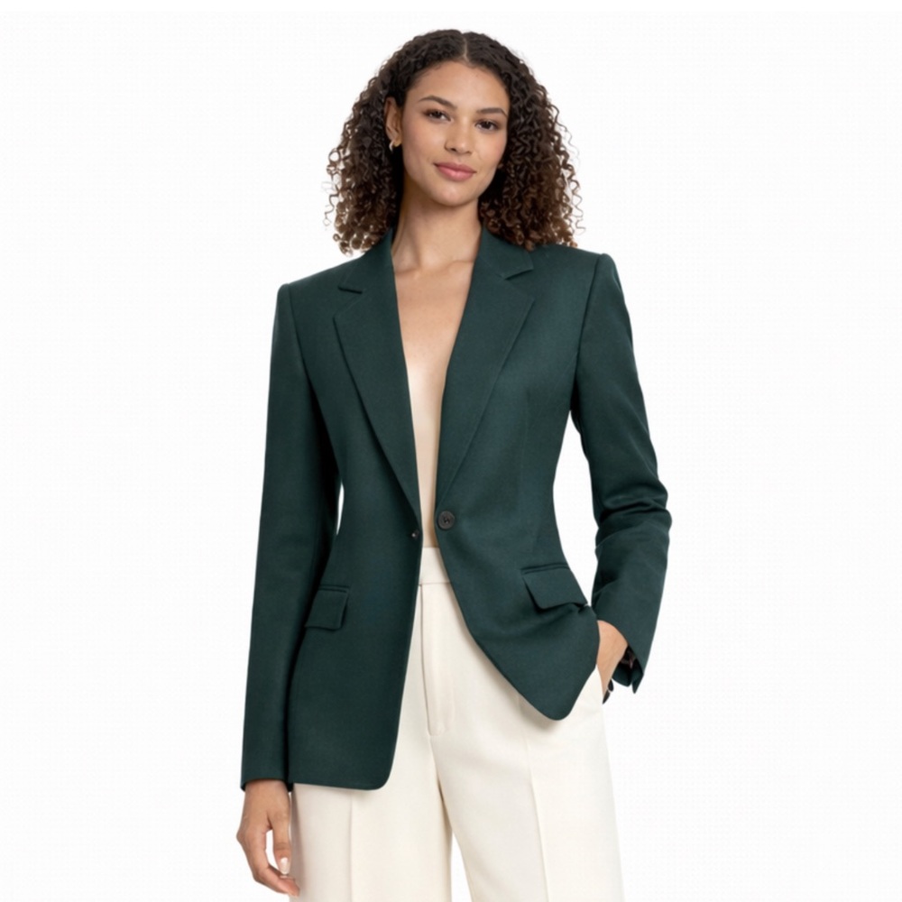 Pendleton Green Pristine Virgin Wool Single Breas… - image 1